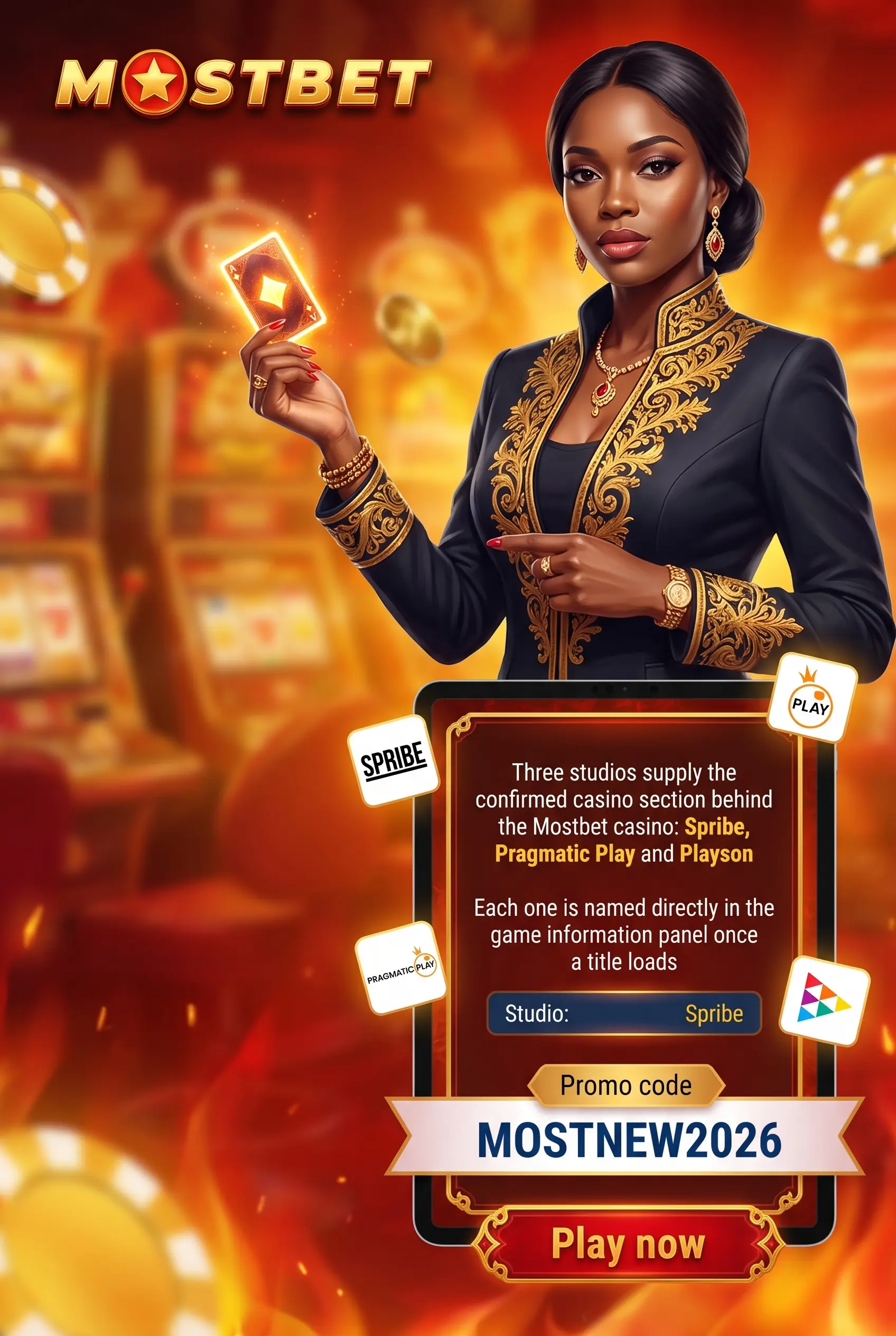 Mostbet confirmed game studios