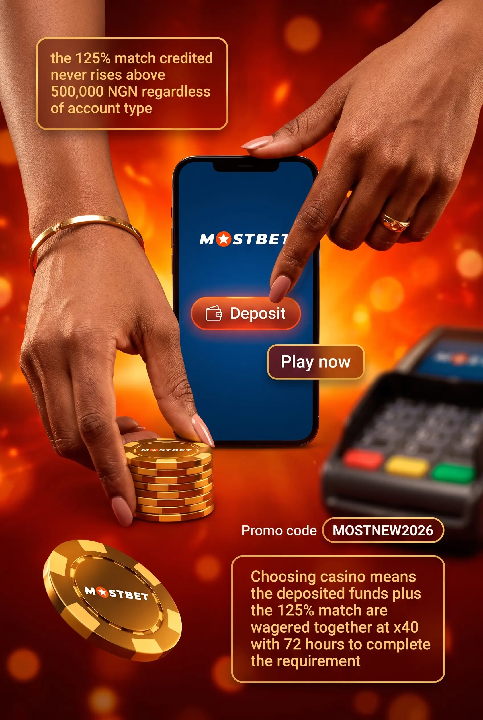 Checking which 125 percent Mostbet bonus version applies