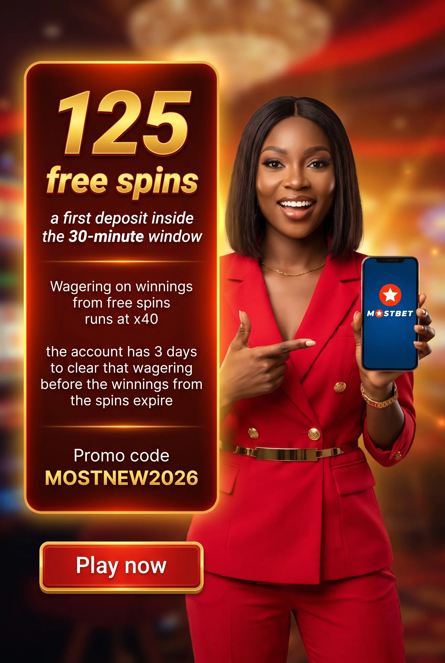 Mostbet free spins terms and conditions